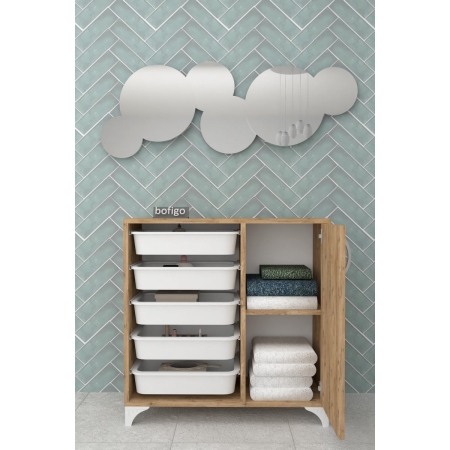 שידת אחסון עם 5 סלסלות דגם BORA מבית BRADEX