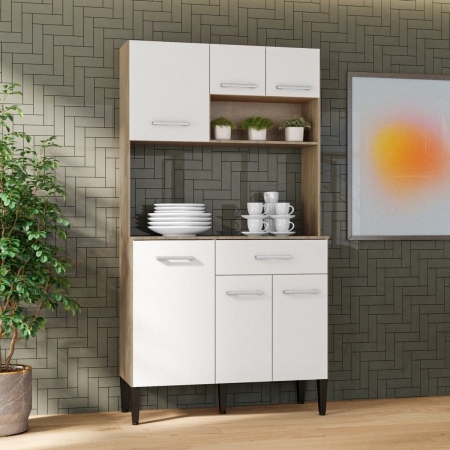 ארונית שירות למטבח עם תא אחסון ומגירה רוחב 92 ס”מ דגם DELTA מבית BRADEX ארונית שירות למטבח עם תא אחסון ומגירה רוחב 92 ס”מ דגם DELTA מבית BRADEX