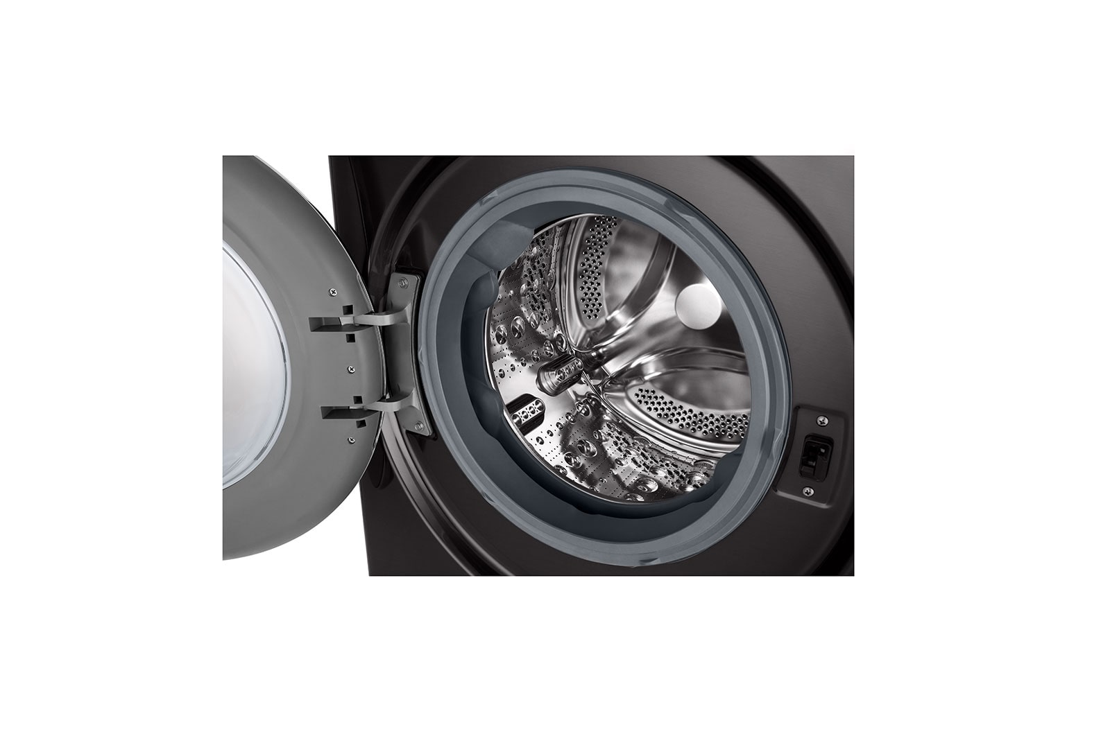 מכונת כביסה פתח חזית 13 ק"ג צבע שחור דגם WF13314WBC מבית LG