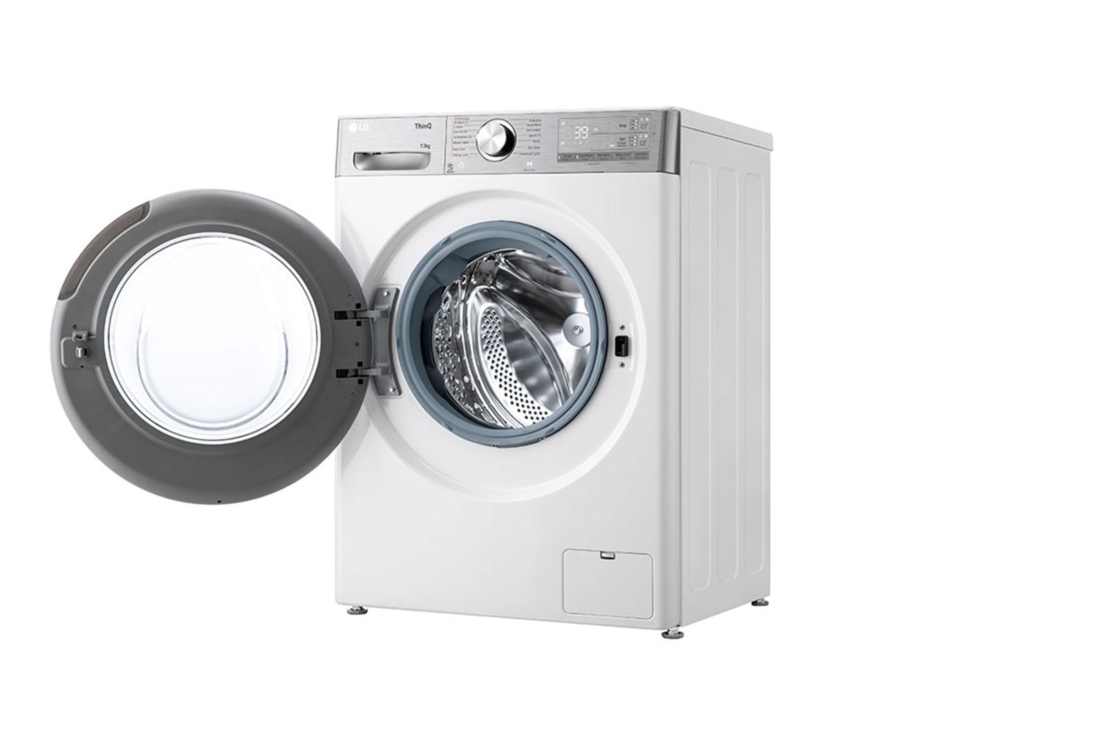 מכונת כביסה פתח חזית 13 ק"ג צבע לבן דגם WF13314WBC מבית LG