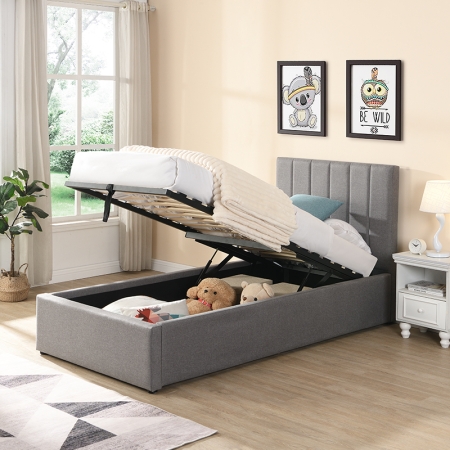 מיטת יחיד לילדים ונוער עם ארגז מצעים דגם SERRA למזרן 90*190 ס”מ מבית BRADEX מיטת יחיד לילדים ונוער עם ארגז מצעים דגם SERRA למזרן 90*190 ס”מ מבית BRADEX