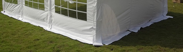 אוהל אירועים פרמיום 3X3 PVC מחוזק מבית PLAYA