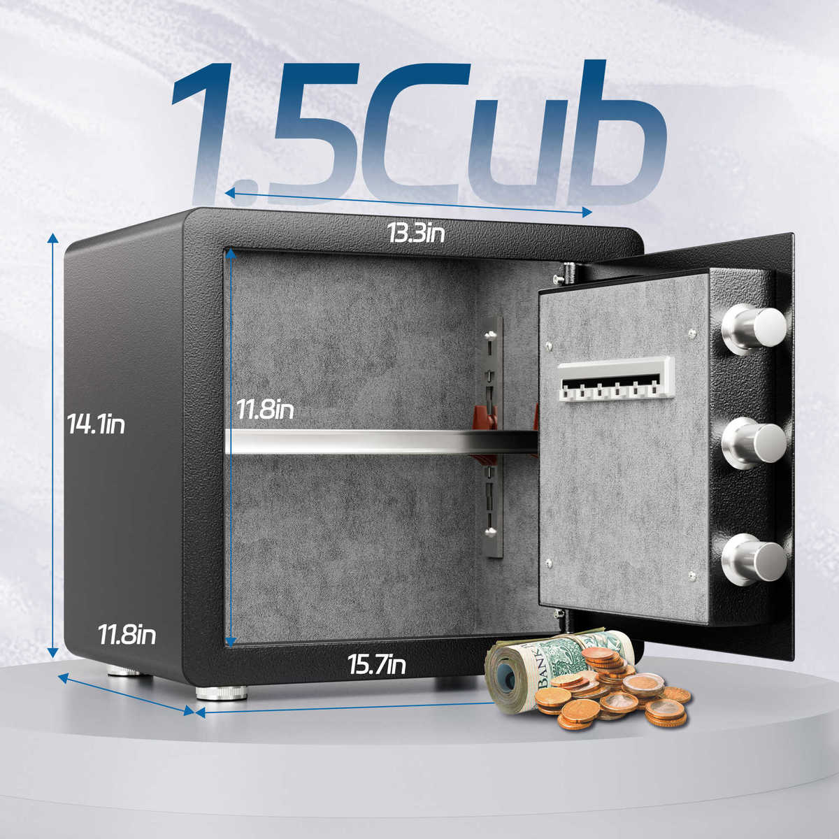 כספת אלקטרונית דגם P03 מבית SAFE ZONE