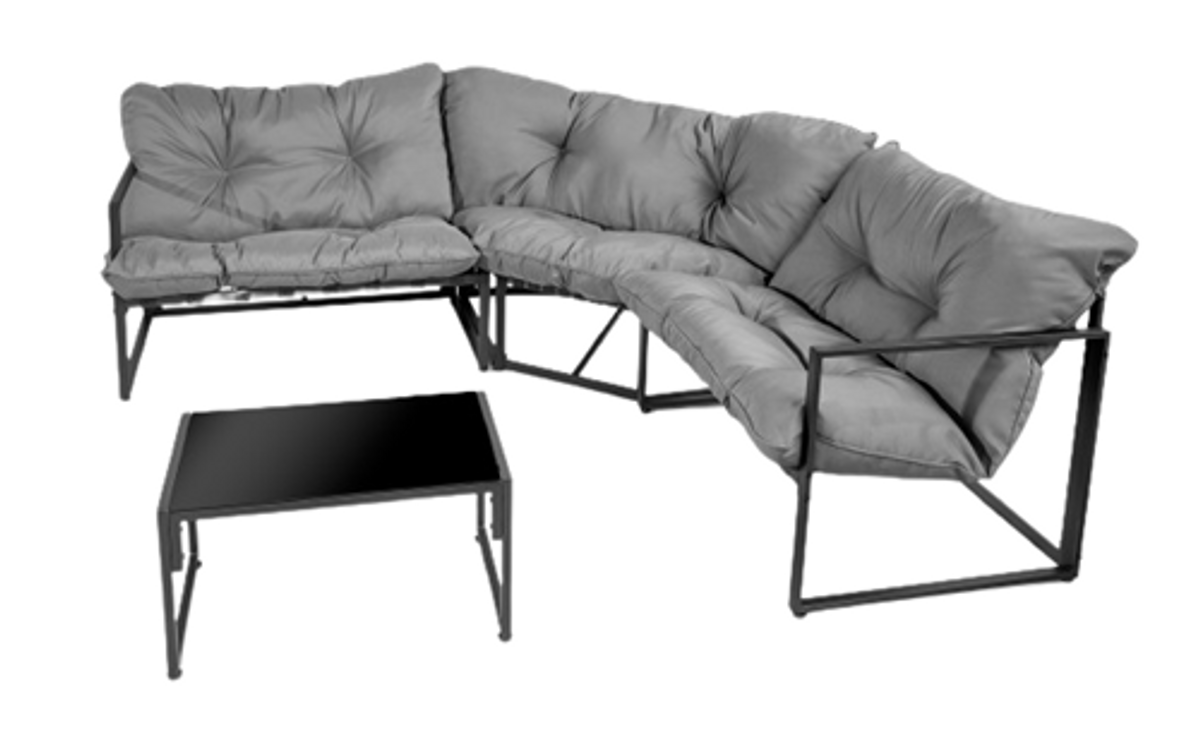 מערכת ישיבה פינתית לגינה דגם יהלום מבית PLAYA