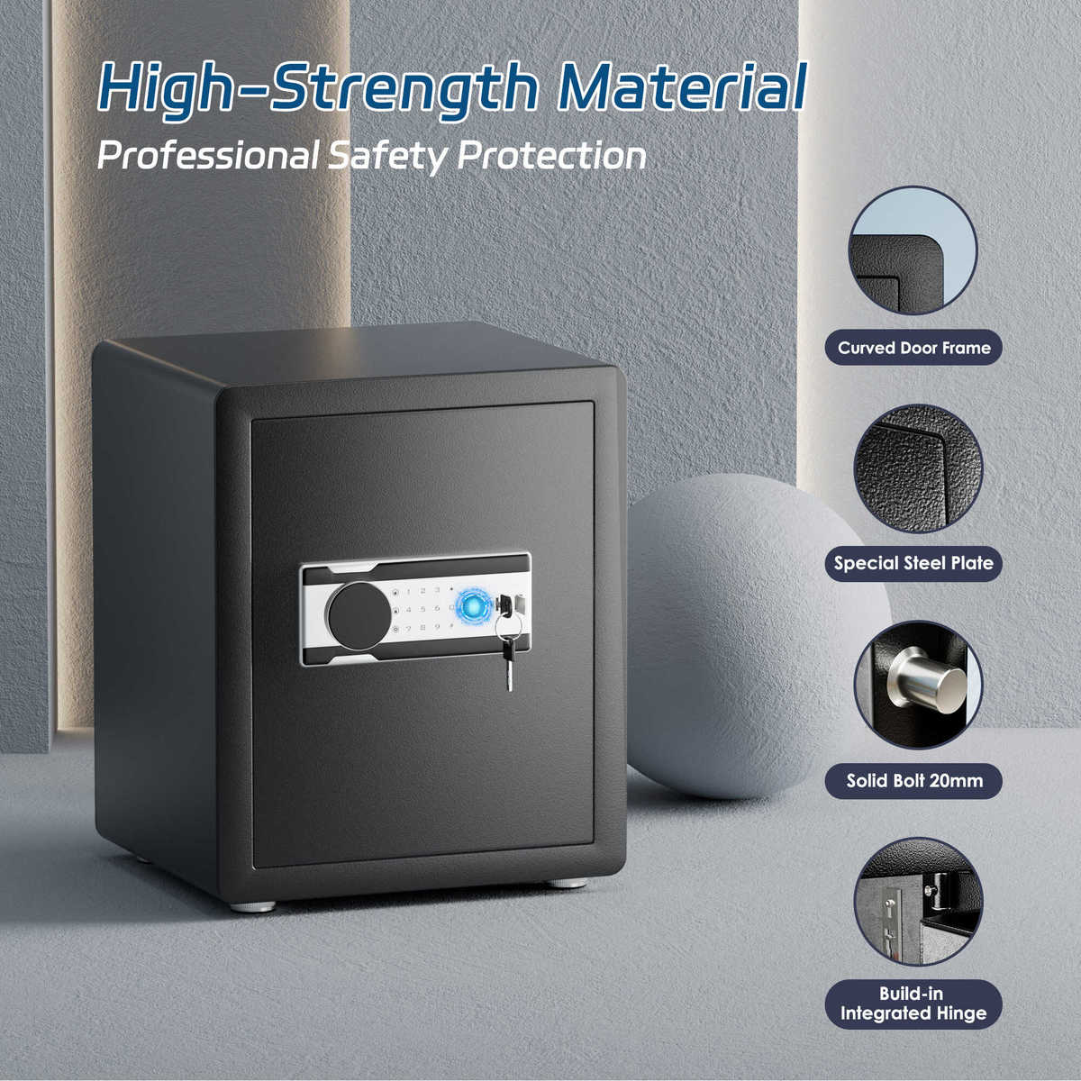 כספת ביומטרית דגם F04 מבית SAFE ZONE