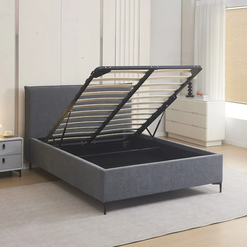 מיטה נוער מרופדת 120x190 עם ארגז מצעים דגם גלורי מבית HOME DECOR מיטה נוער מרופדת 120x190 עם ארגז מצעים דגם גלורי מבית HOME DECOR