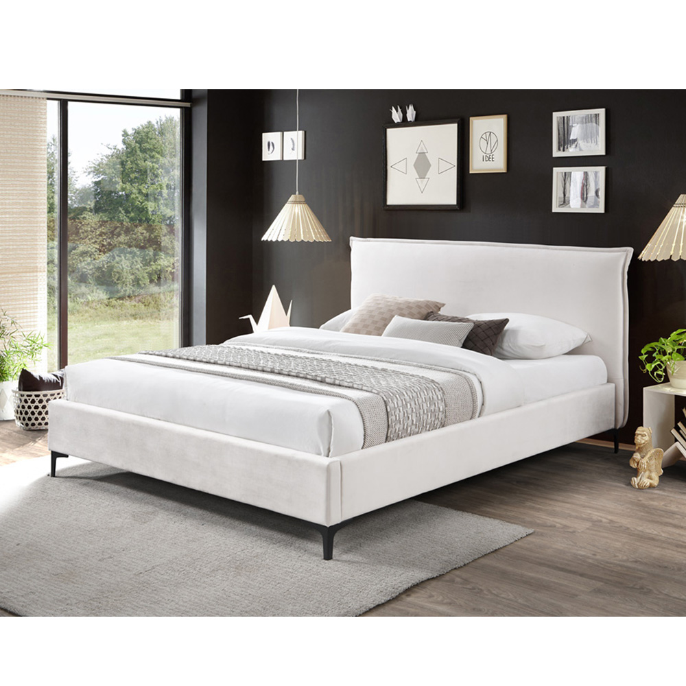 מיטה רחבה 120×190 מרופדת בד קטיפתי דגם ספייס מבית HOME DECOR מיטה רחבה 120×190 מרופדת בד קטיפתי דגם ספייס מבית HOME DECOR