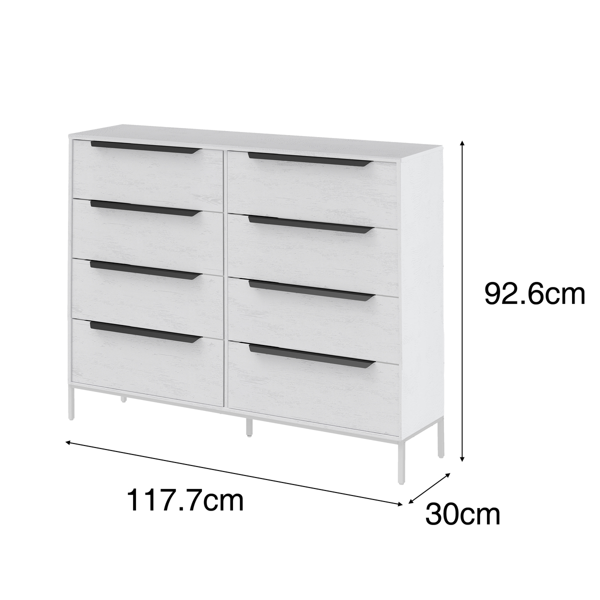 שידה 8 מגירות דגם הוד מבית RAMOS