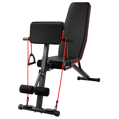 ספת כושר עם רצועת התנגדות ומתקן קרוס דגם 54344118 מבית EUROLEAP