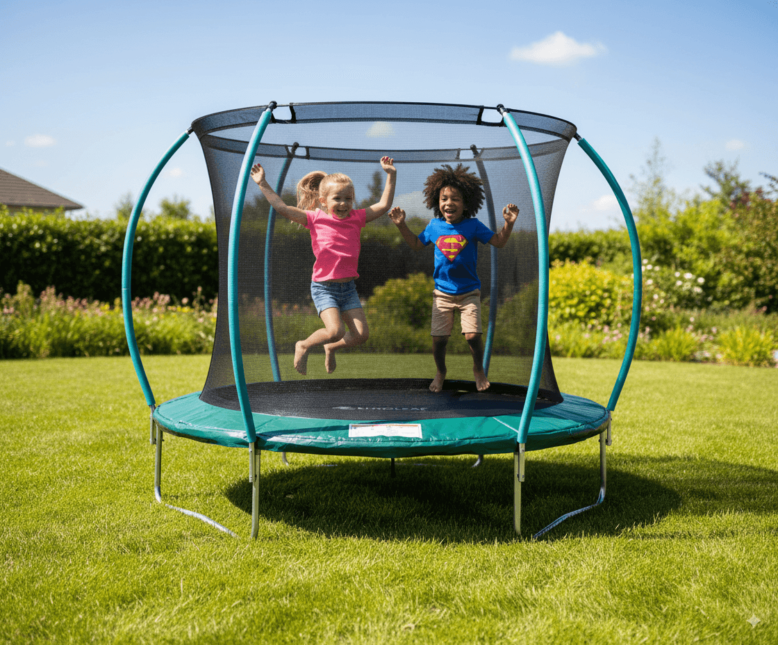 טרמפולינה פרמיום 8 פיט דגם FJ8FT3 מבית EUROLEAP