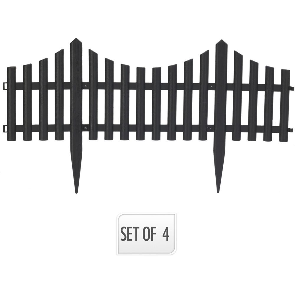 גדר נמוכה לתיחום ערוגות ושבילים דגם 10000370 מבית טיפות טבע