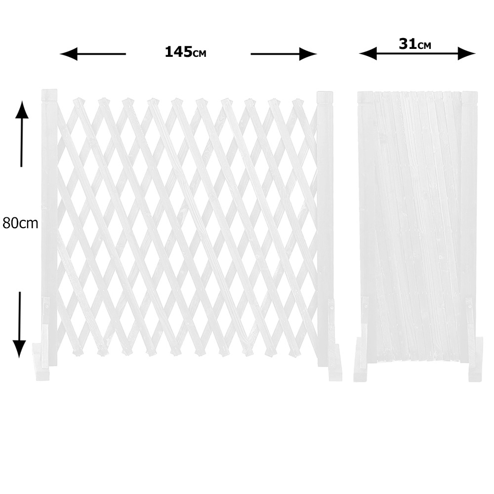 זוג גדרות אקורדיון עץ נפתחות דגם 1004 מבית טיפות טבע