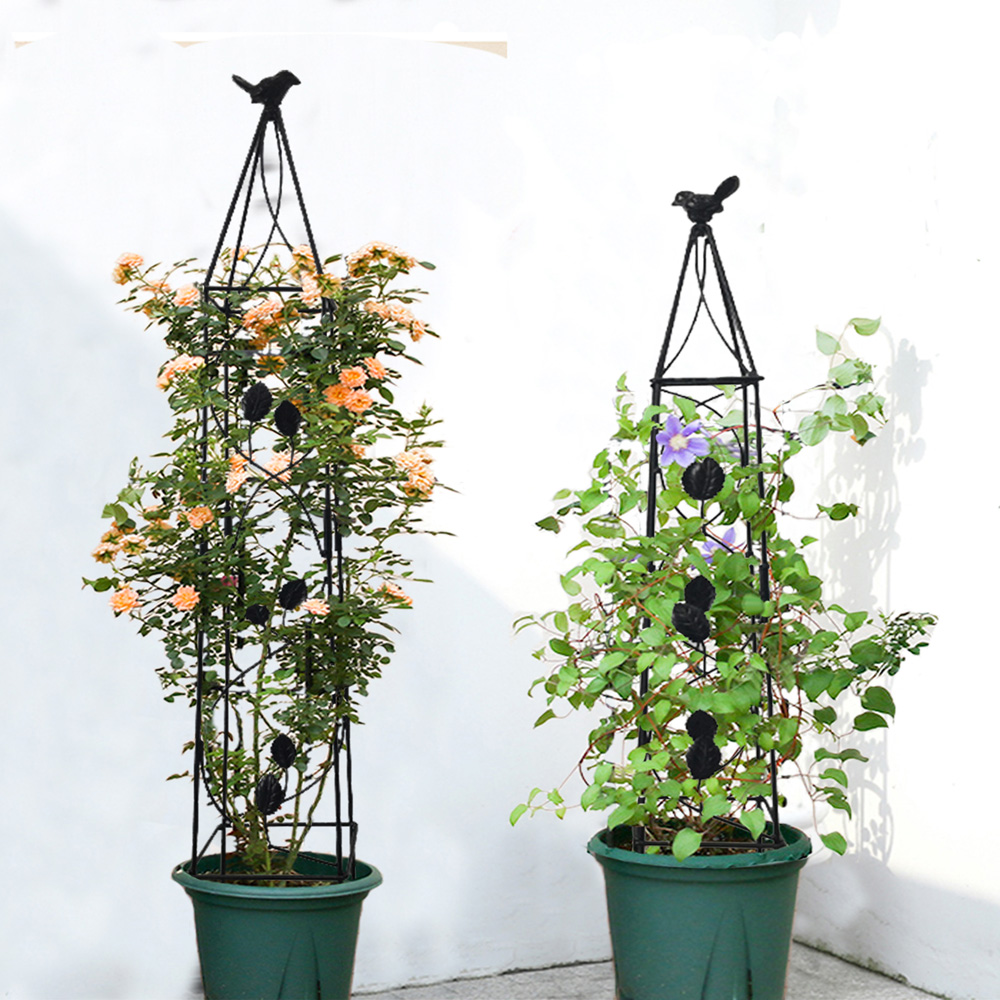 זוג מתקני הדליה לתמיכת צמחים 100+80 ס״מ דגם 0020 מבית טיפות טבע