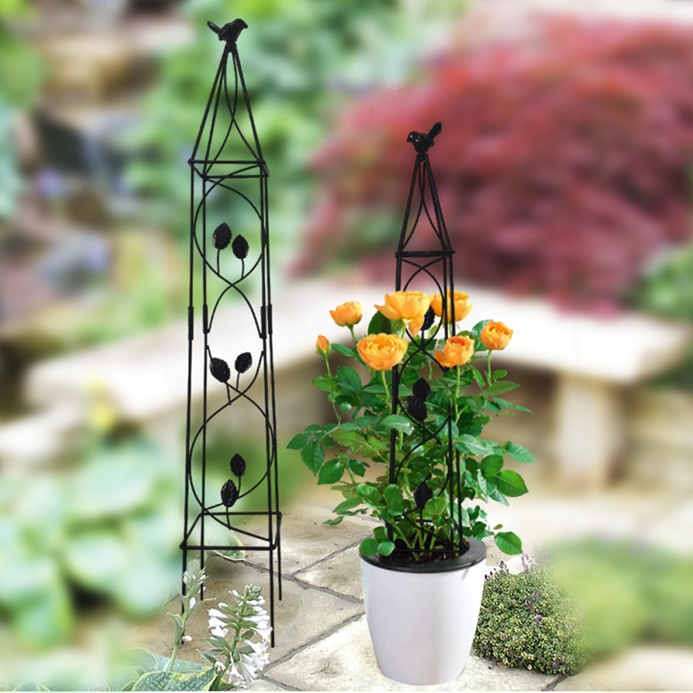 זוג מתקני הדליה לתמיכת צמחים 100+80 ס״מ דגם 0020 מבית טיפות טבע