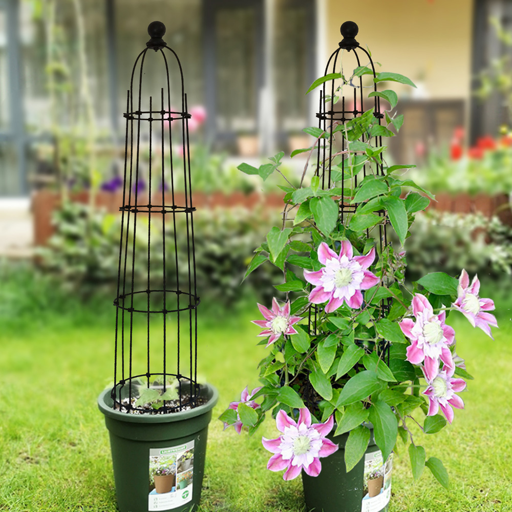 זוג מתקני הדליה לתמיכת צמחים 113 ס״מ דגם 22KD מבית טיפות טבע