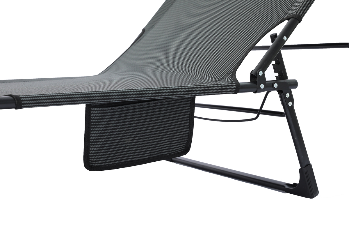 מיטת שיזוף מתקפלת דגם לונה BS-658BK מבית PLAYA