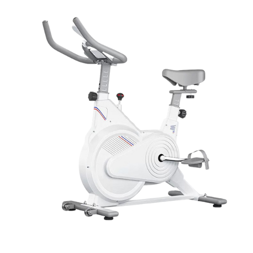 אופני ספינינג עם גלגל תנופה 5KG לבן דגם 54344122 מבית EUROLEAP