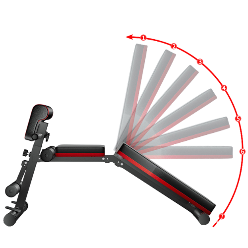 ספת כושר עם רצועת התנגדות ומתקן קרוס דגם 54344118 מבית EUROLEAP