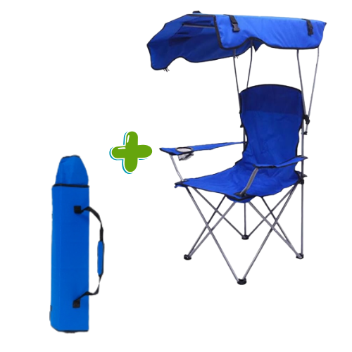 כיסא קמפינג מתקפל עם גגון צל דגם ICC9050 מבית PLAYA