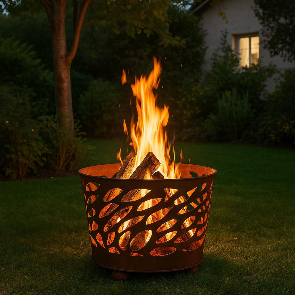 קערת מדורה 45 ס״מ ממתכת לחימום ובישול דגם 8000010 מבית טיפות טבע