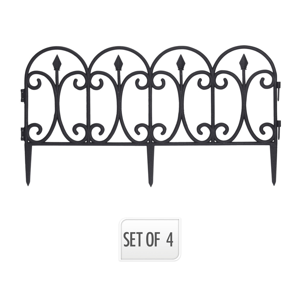 גדר נמוכה לתיחום ערוגות ושבילים בגינה דגם 836360410 מבית טיפות טבע