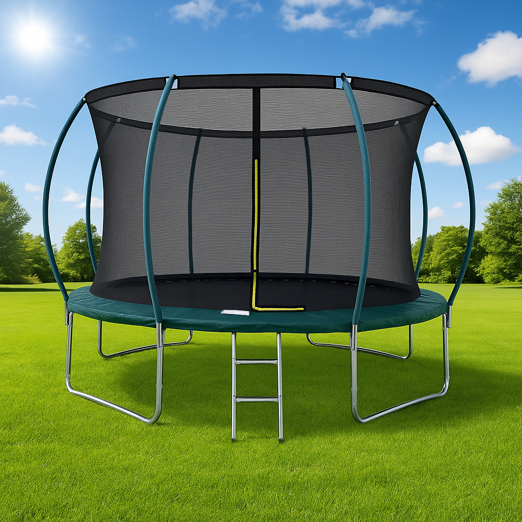 טרמפולינה פרמיום 12 פיט 3.66 מטר דגם FJ12FT3 מבית EUROLEAP