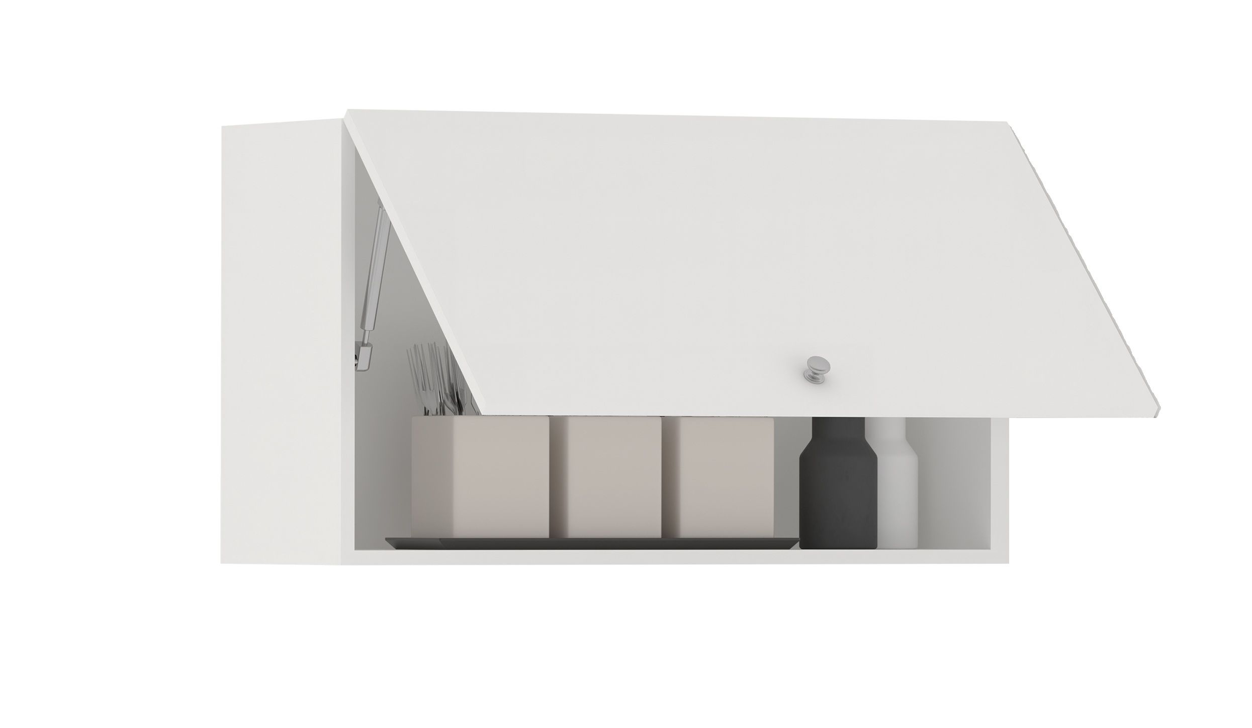 ארון שרות עליון למטבח קלאפה רוחב 80 ס"מ דגם סיגל מבית Tudo Design ארון שרות עליון למטבח קלאפה רוחב 80 ס"מ דגם סיגל מבית Tudo Design