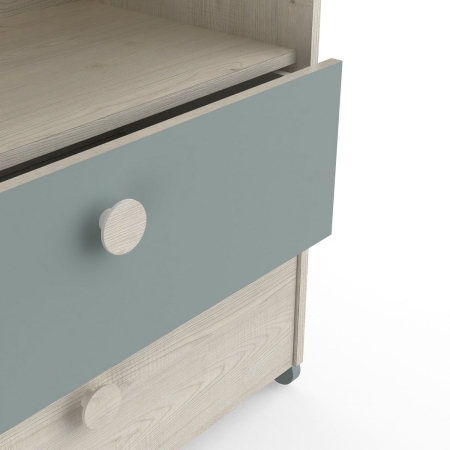 שידת אחסון קומודה עם 2 מגירות דגם ILIAN מבית BRADEX