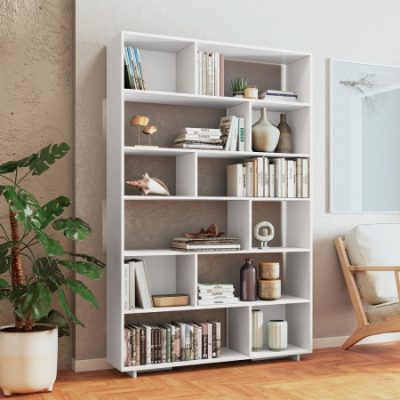 ספריית מדפים LOFT XL כוננית 6 קומות רוחב 120 ס״מ מבית BRADEX