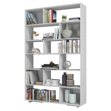 ספריית מדפים LOFT XL כוננית 6 קומות רוחב 120 ס״מ מבית BRADEX