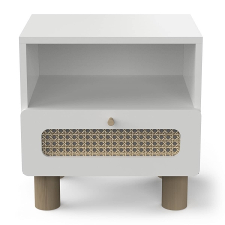 שידת לילה מעץ מלא עם מגירה ותא אחסון דגם OCHNA מבית BRADEX שידת לילה מעץ מלא עם מגירה ותא אחסון דגם OCHNA מבית BRADEX