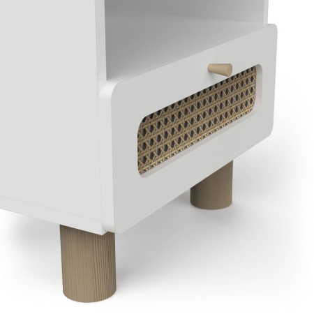 זוג שידות לילה מעץ מלא עם מגירה דגם OCHNA מבית BRADEX זוג שידות לילה מעץ מלא עם מגירה דגם OCHNA מבית BRADEX