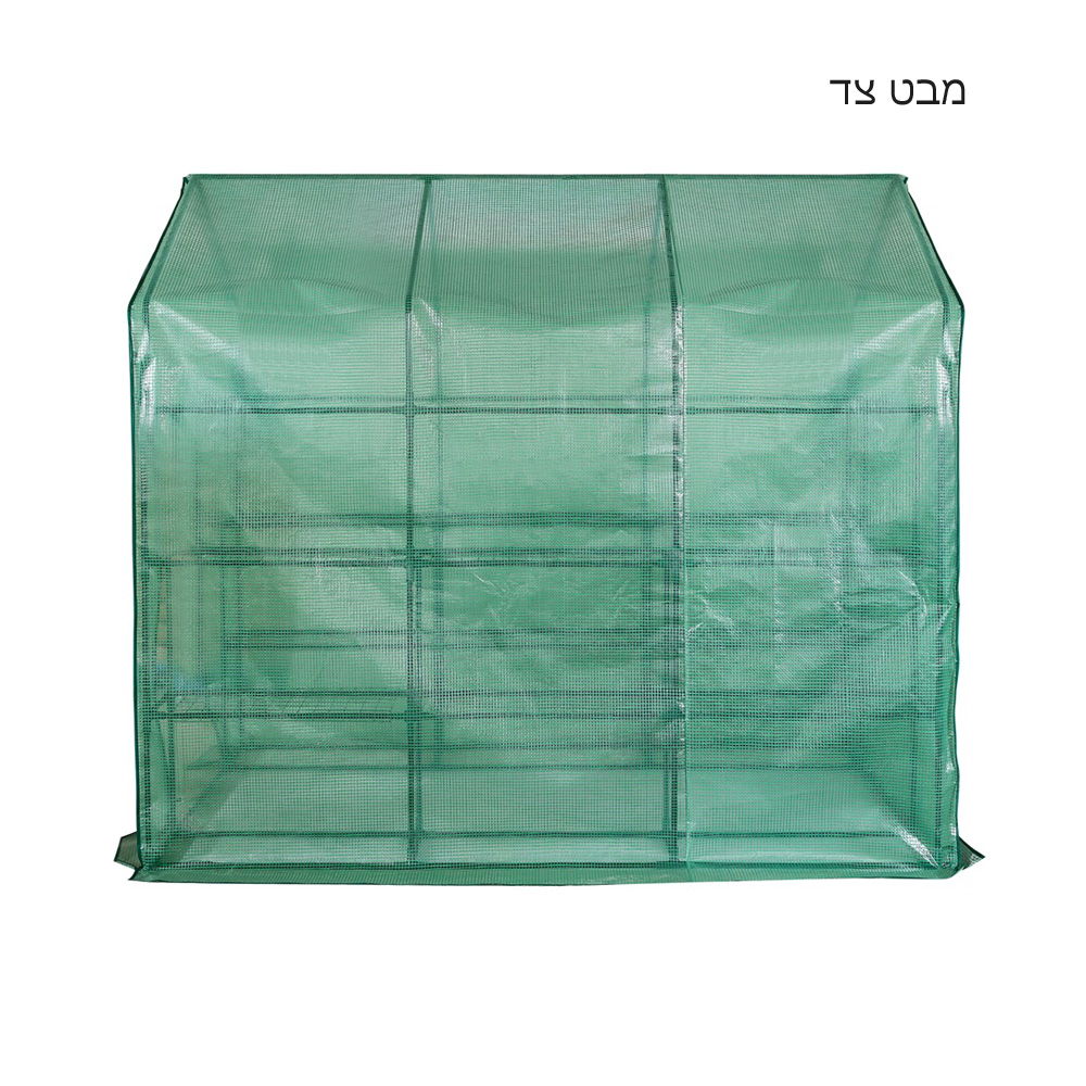 חממה ביתית 143×213 עם מדפים וכיסוי דגם 1610 מבית טיפות טבע