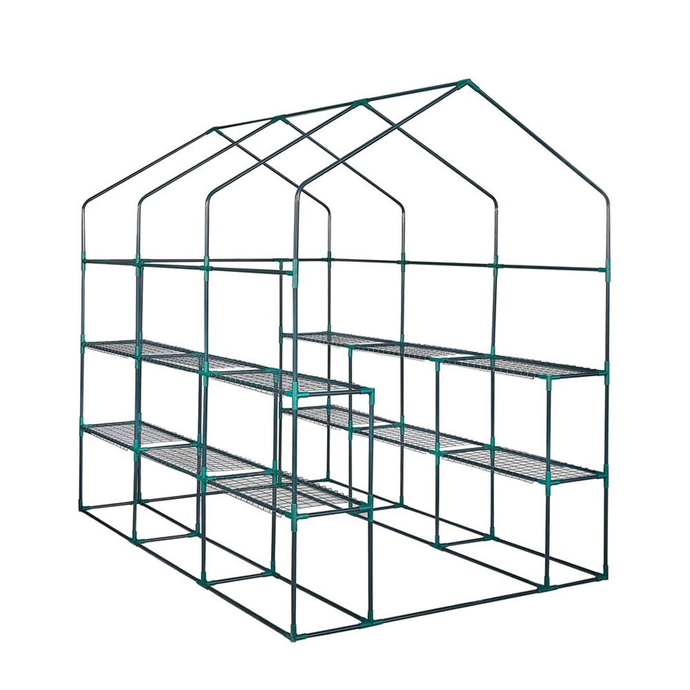 חממה ביתית 143×213 עם מדפים וכיסוי דגם 1610 מבית טיפות טבע
