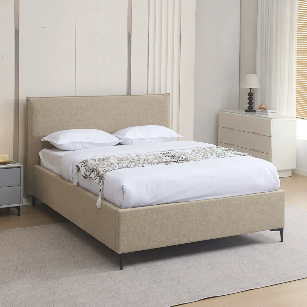 מיטה זוגית מרופדת עם ארגז מצעים דגם גלורי מבית HOME DECOR מיטה זוגית מרופדת עם ארגז מצעים דגם גלורי מבית HOME DECOR