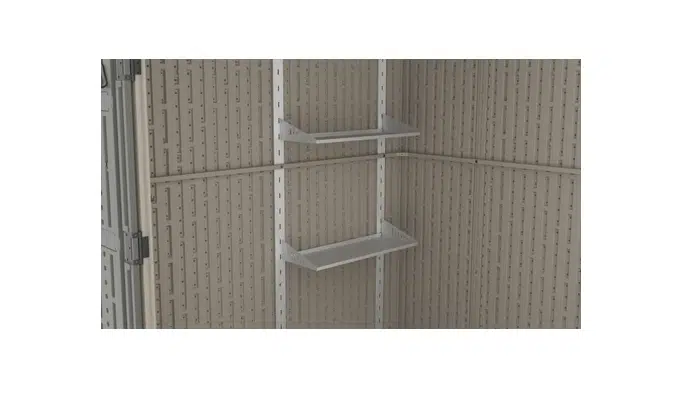 מחסן פלסטיק דגם PLATO B יוקרתי כולל רצפה חזקה מבית Garden Top