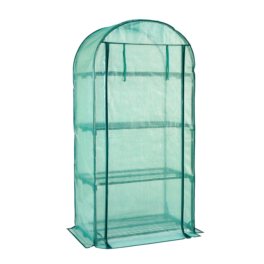 חממה ביתית עומדת 80×160 עם מדפים דגם 1612 מבית טיפות טבע