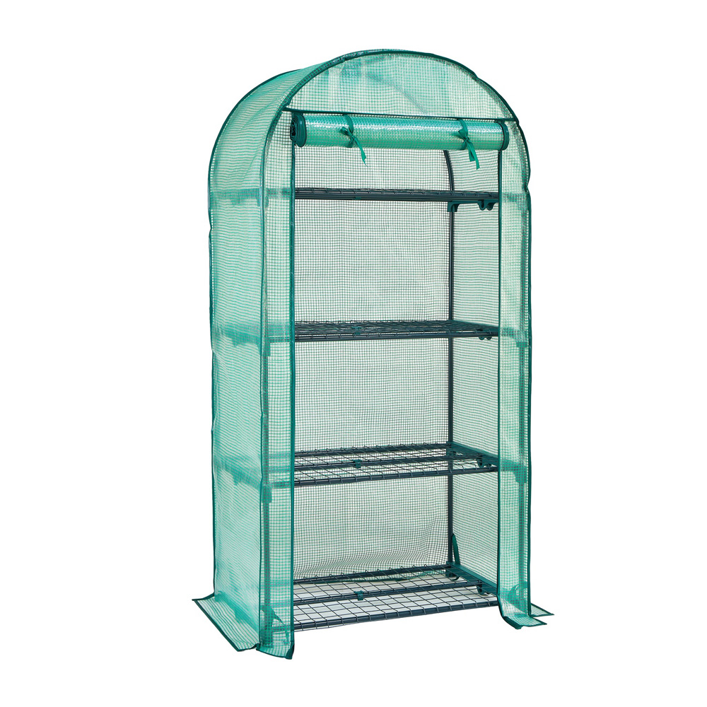 חממה ביתית עומדת 80×160 עם מדפים דגם 1612 מבית טיפות טבע