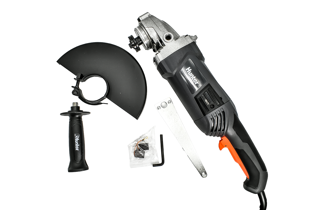 משחזת זווית 9 אינץ’ עם הנעה רכה דגם 100410-004 מבית HUNTER