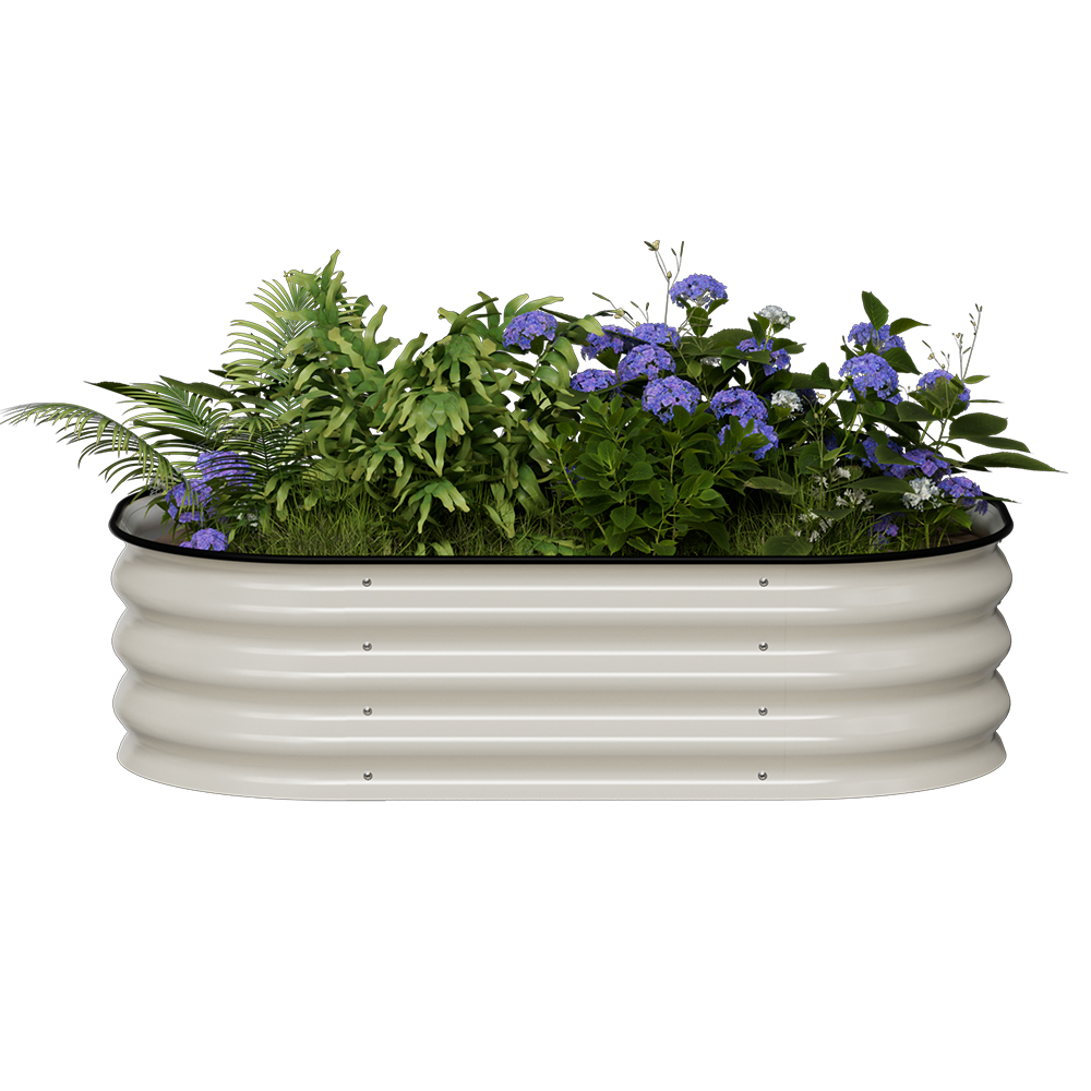 אדנית-ערוגת מתכת מוגבהת 105x60x28 ס"מ לגידול ירקות או צמחים דגם 2N1-11 מבית טיפות טבע