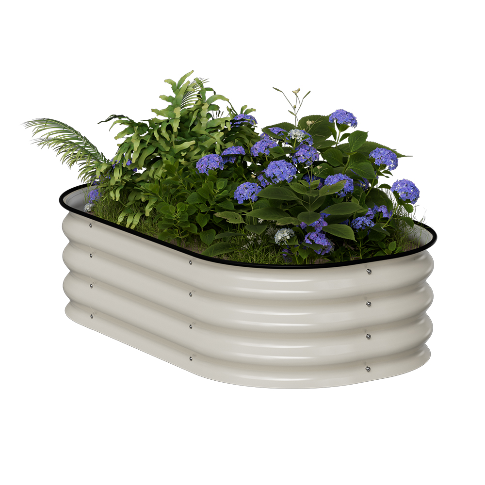 אדנית-ערוגת מתכת מוגבהת 105x60x28 ס"מ לגידול ירקות או צמחים דגם 2N1-11 מבית טיפות טבע