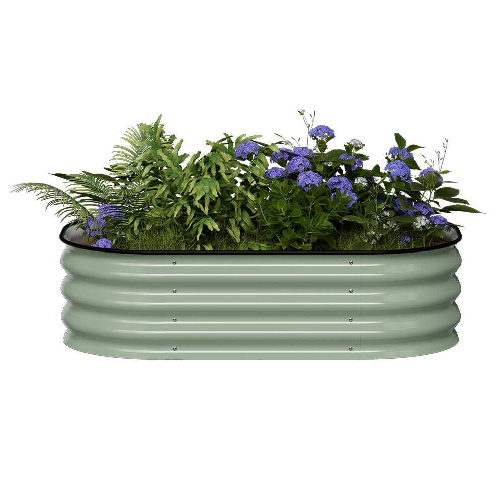 אדנית-ערוגת מתכת מוגבהת 105x60x28 ס"מ לגידול ירקות או צמחים דגם 2N1-11 מבית טיפות טבע