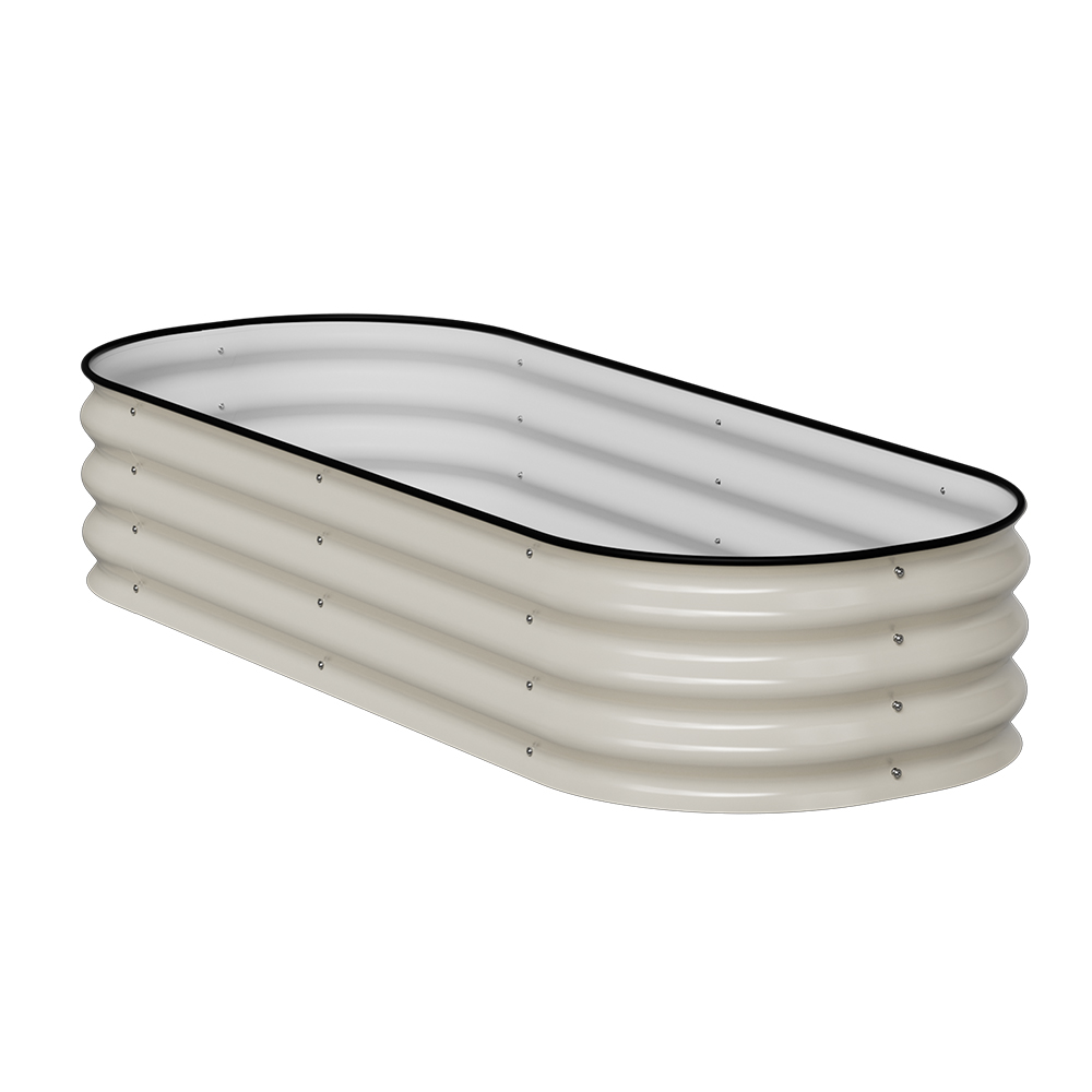 אדנית-ערוגת מתכת מודולרית גובה 28 ס"מ לגידול ירקות או צמחים דגם 4N1-11 מבית טיפות טבע