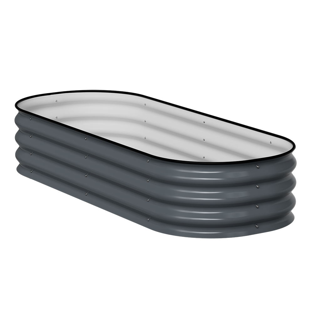 אדנית-ערוגת מתכת מודולרית גובה 28 ס"מ לגידול ירקות או צמחים דגם 4N1-11 מבית טיפות טבע