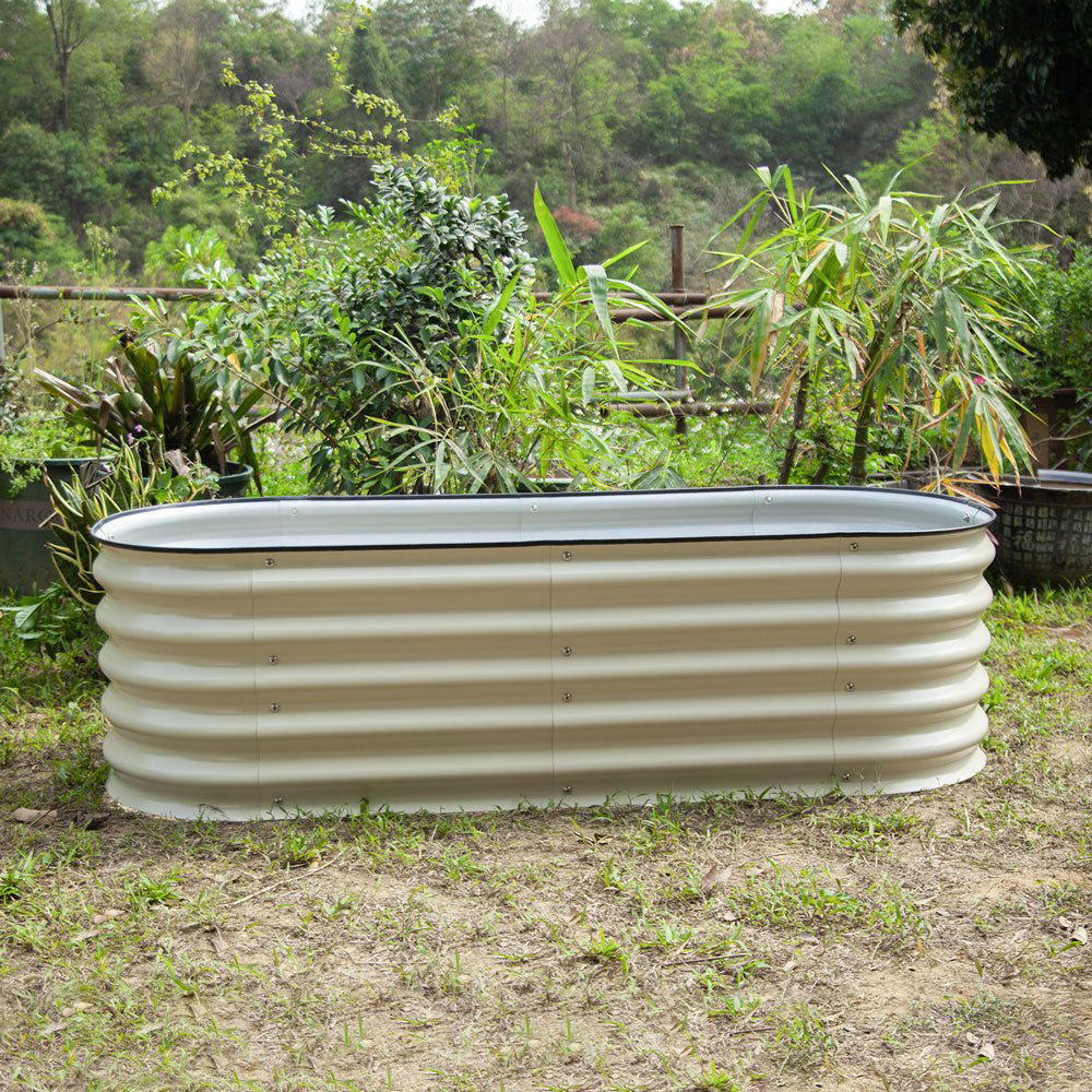 אדנית-ערוגת מתכת מודולרית גובה 43 ס"מ לגידול ירקות או צמחים דגם 4N1-17 מבית טיפות טבע