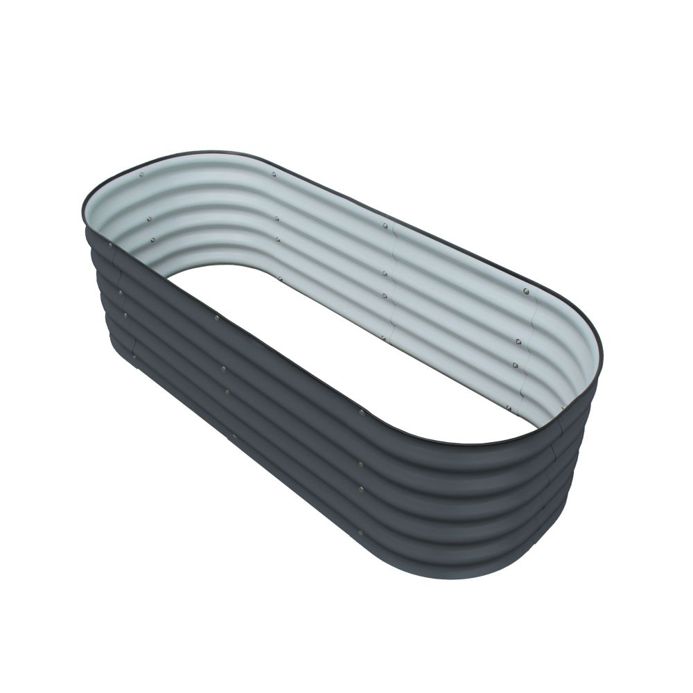 אדנית-ערוגת מתכת מודולרית גובה 43 ס"מ לגידול ירקות או צמחים דגם 4N1-17 מבית טיפות טבע