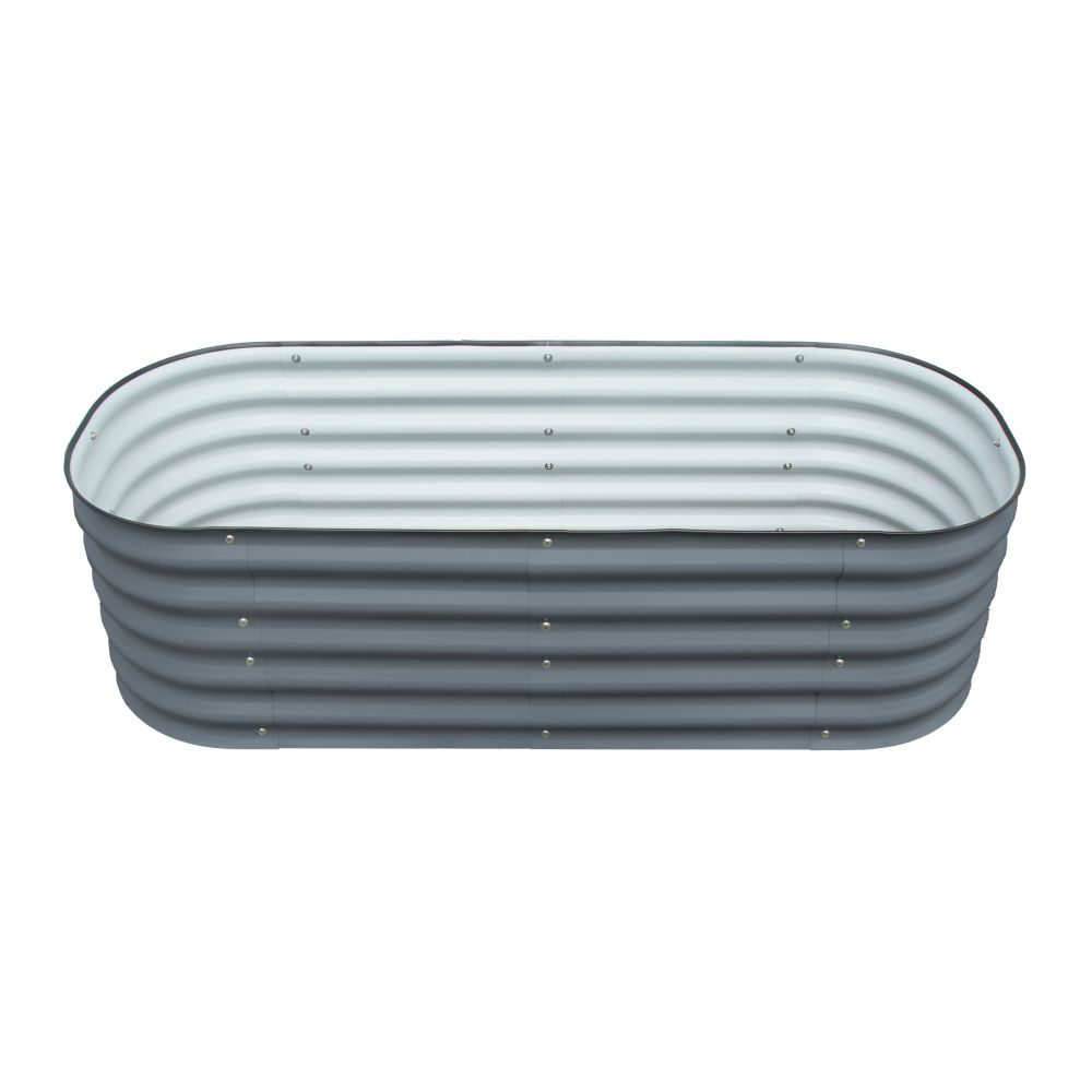 אדנית-ערוגת מתכת מודולרית גובה 43 ס"מ לגידול ירקות או צמחים דגם 4N1-17 מבית טיפות טבע