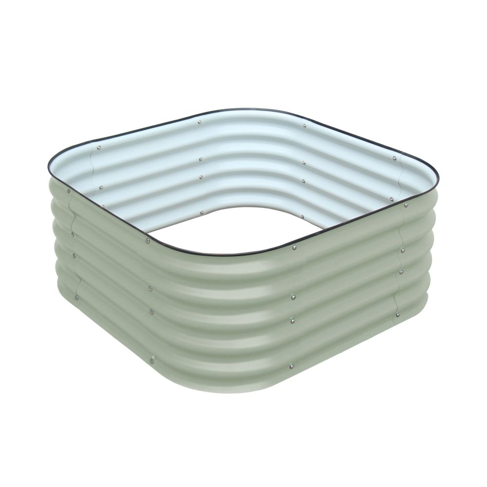 אדנית-ערוגת מתכת מודולרית גובה 43 ס"מ לגידול ירקות או צמחים דגם 4N1-17 מבית טיפות טבע