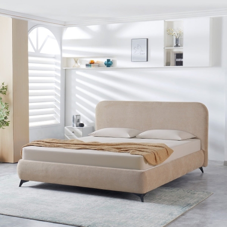 מיטה זוגית מרופדת עם ארגז מצעים דגם HOLLE מבית BRADEX מיטה זוגית מרופדת עם ארגז מצעים דגם HOLLE מבית BRADEX