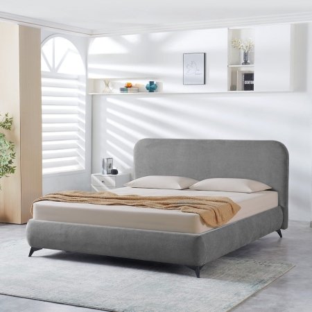 מיטה זוגית מרופדת עם ארגז מצעים דגם HOLLE מבית BRADEX מיטה זוגית מרופדת עם ארגז מצעים דגם HOLLE מבית BRADEX